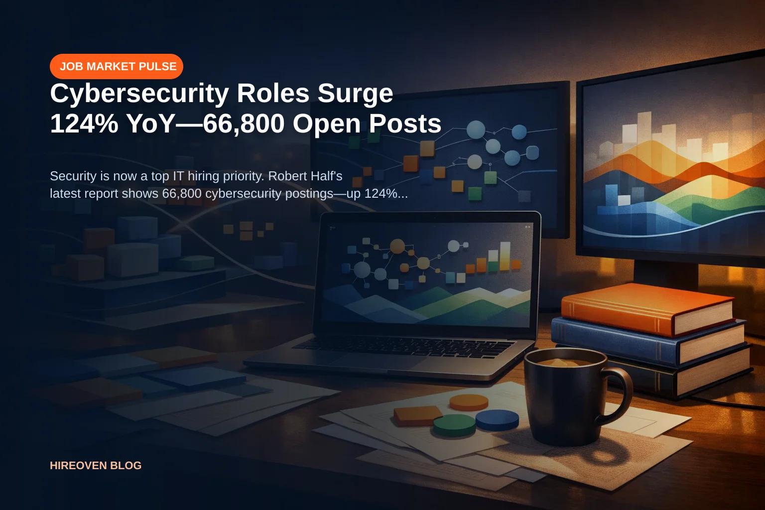 Professional cybersecurity workspace with multiple monitors and security books